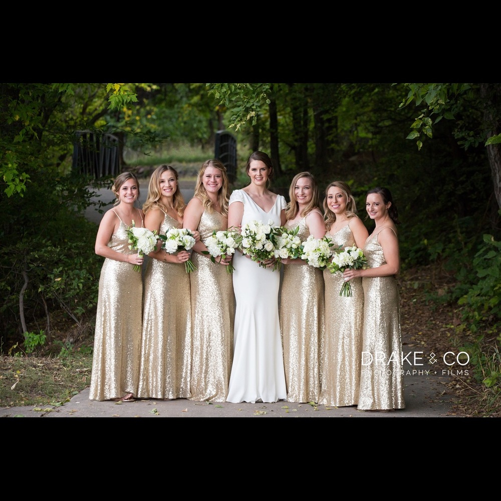 Jenny Yoo ‘Jules’ Sequin Blouson Gown